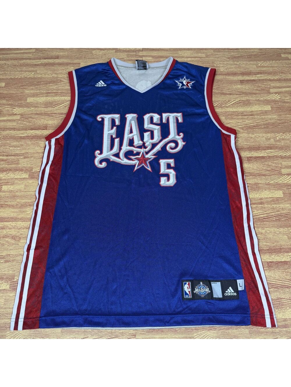 2008 Adidas Kevin Garnett #5 NBA All Star East Jersey Mens L Celtics